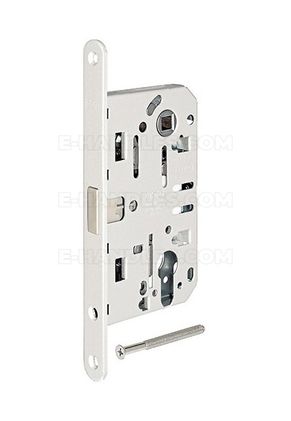 Zamek magnetyczny na wkładkę 85/50 biały RAL9016 F18 AGB B0610350FM Mediana POLARIS 2XT, symbol B0610350FM